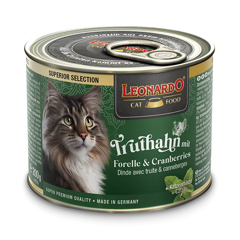 Leonardo | Pavo, trucha y arándanos (200g)