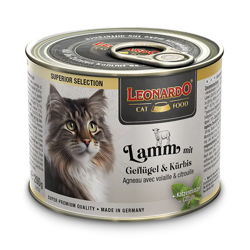 Leonardo | Cordero con ave y calabaza (200g)