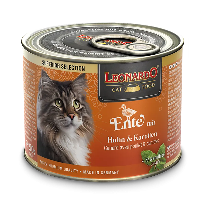 Leonardo | Pato con pollo y zanahoria (200g)