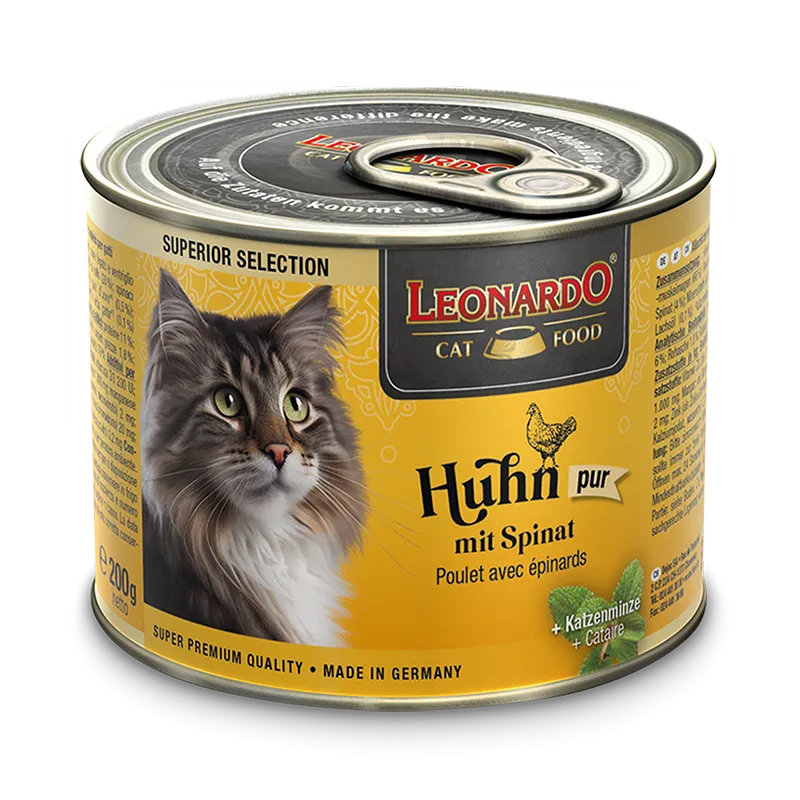 Leonardo | Pollo con espinacas (200g)