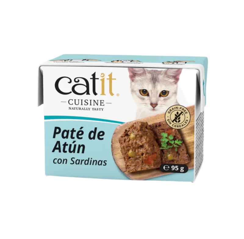 Catit | Cuisine Pate de atún con sardinas (95g)