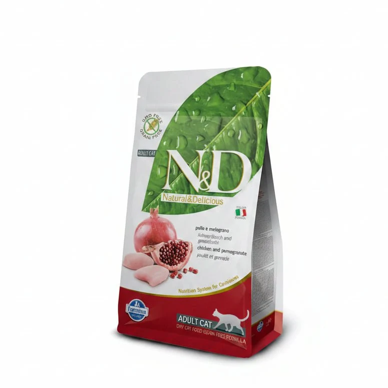 Farmina N&D Prime Pollo y Melograno Alimento Seco Gato Adulto 300g