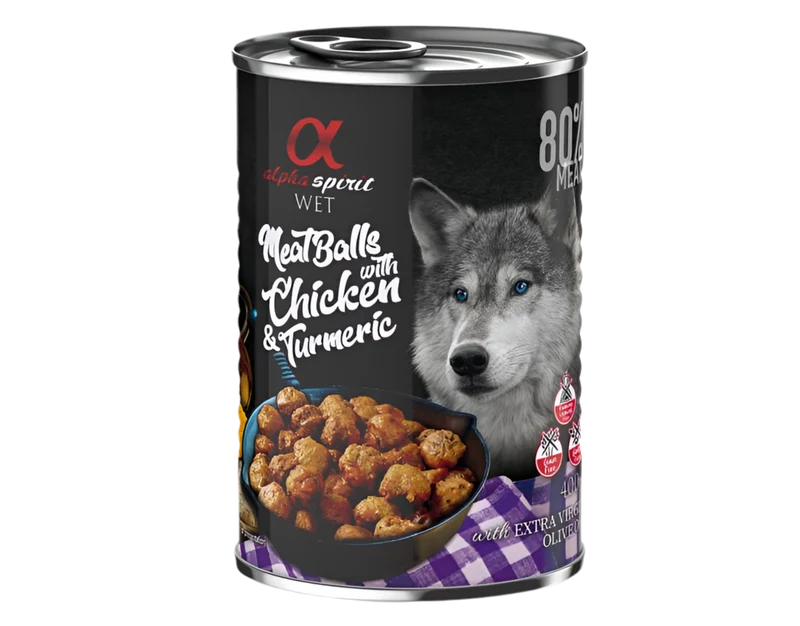 Alpha Spirit | Albóndigas de pollo con cúrcuma (400g)