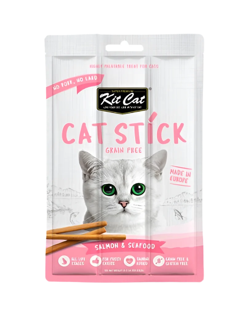 Kit Cat | Cat Stick 15g - Salmón con Marisco