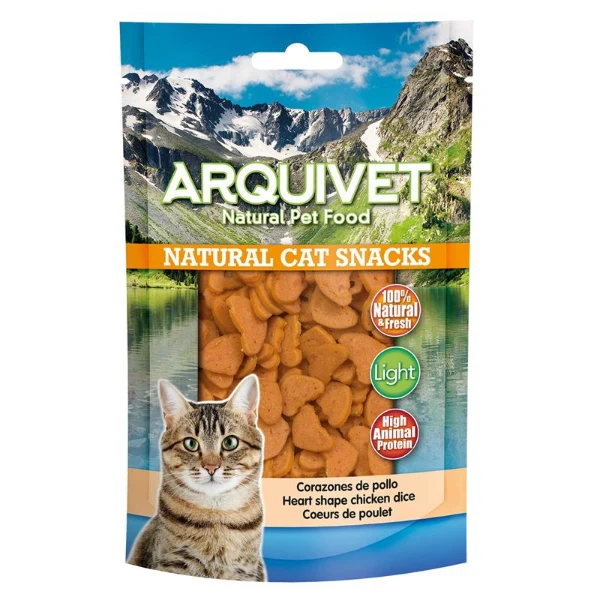 Snack Corações de Frango Arquivet 50 g