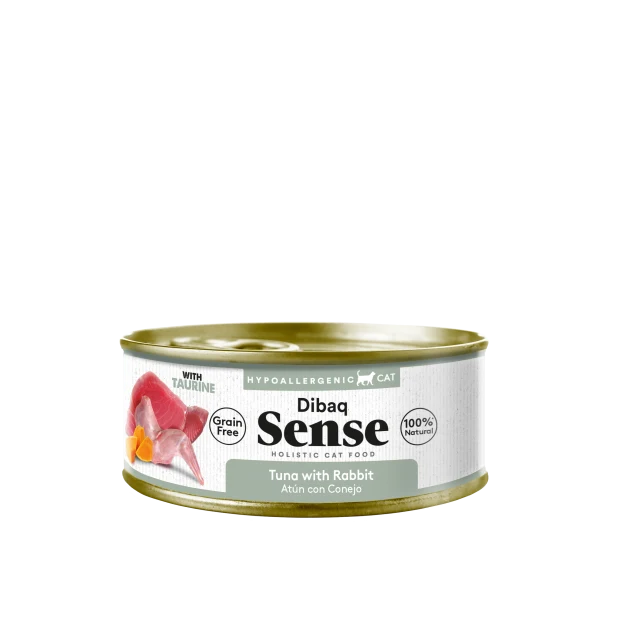 Dibaq Sense | Atún, Conejo y Calabaza (70g)
