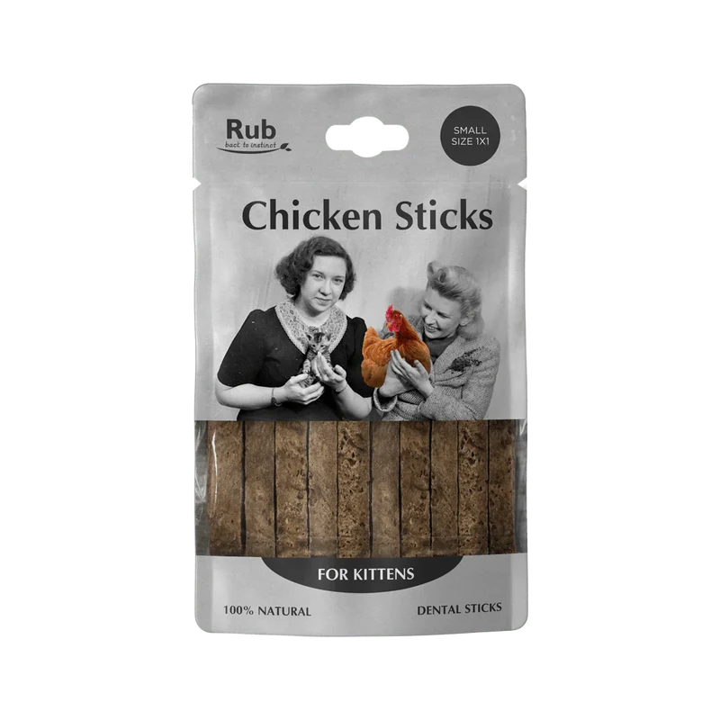 Rub Stick Dental de Pollo para Gatitos 100g - Small Size 1x1
