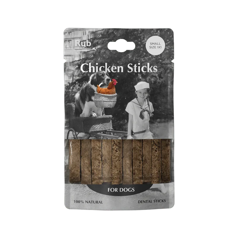 Rub Stick Dental de Pollo para Perros 100g - Small Size 1x1
