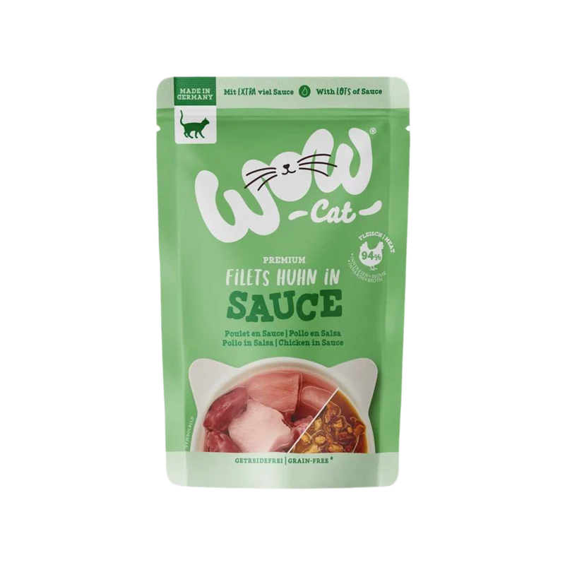 Wow | Cat Filetes de Pollo en Salsa (85g)