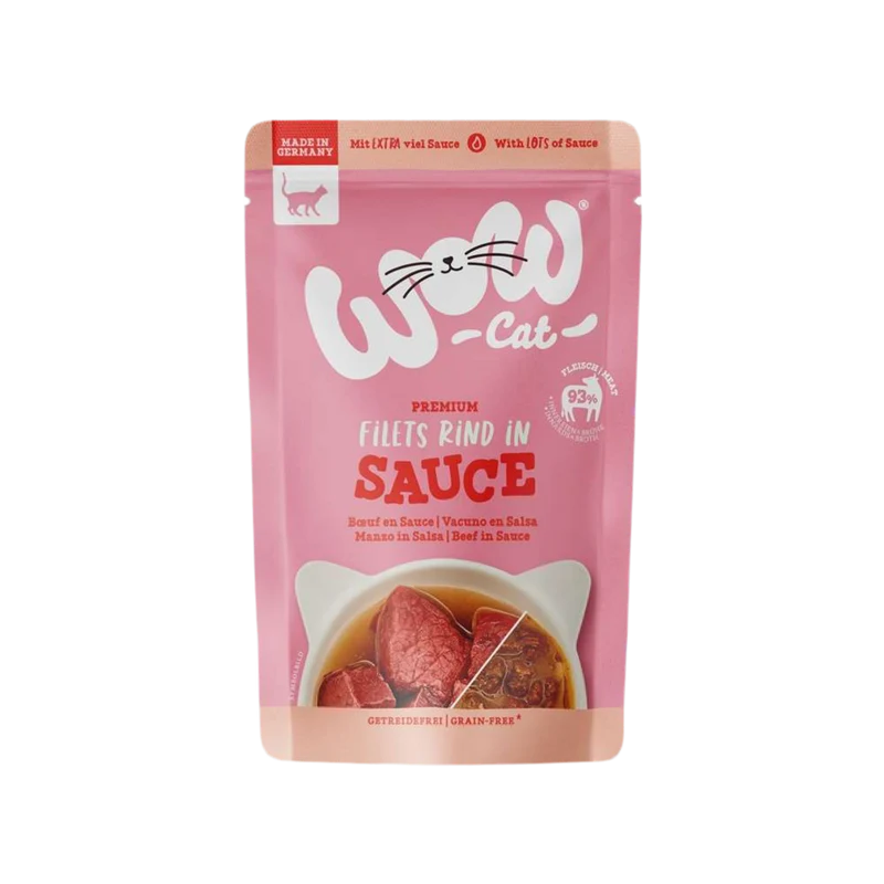 Wow | Cat Filetes de ternera en salsa (85g)