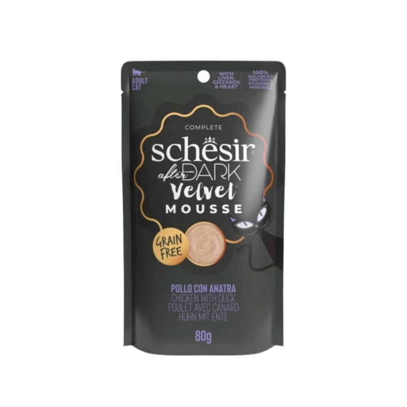 Schesir | After Dark Mousse Pollo con Pato (80g)
