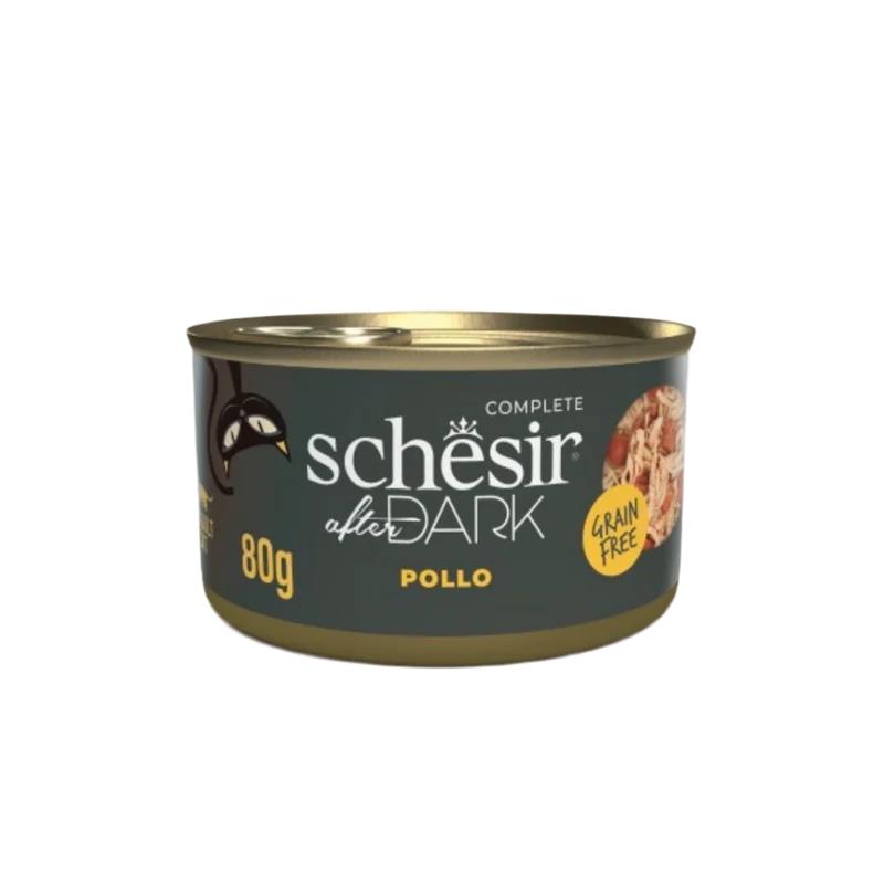 Schesir | After Dark Filetes Pollo en Caldo (80g)