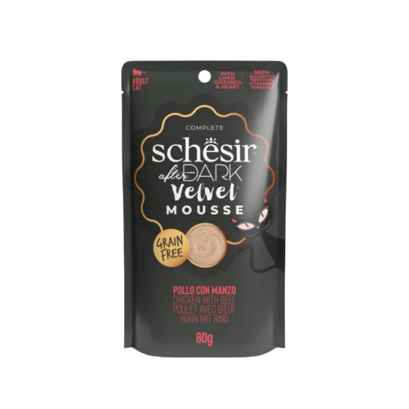 Schesir | After Dark Mousse Pollo con Ternera (80g)