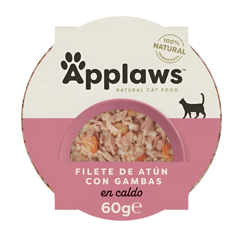 Applaws | Tarrina - Atún y gambas (60g)