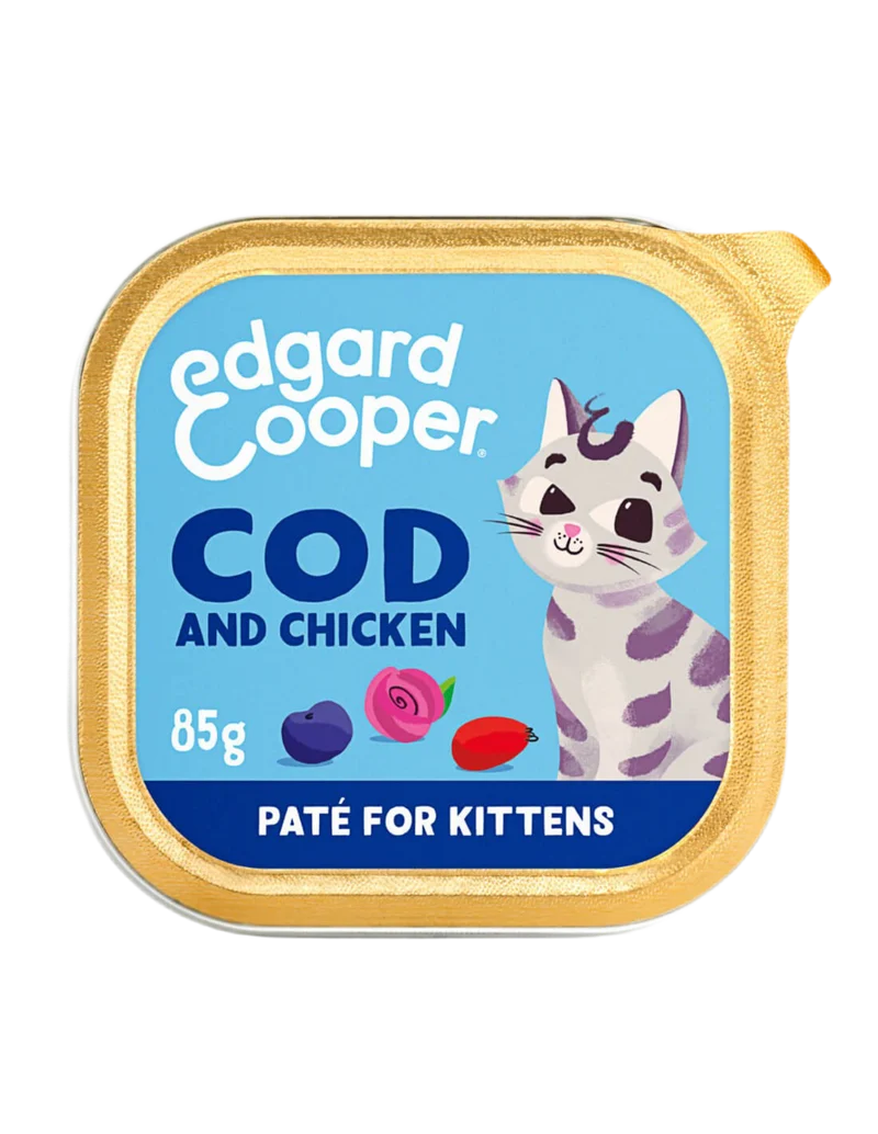 Edgard Cooper | Kitten - Bacalao y Pollo con Arándanos y Rosa mosqueta (85g)