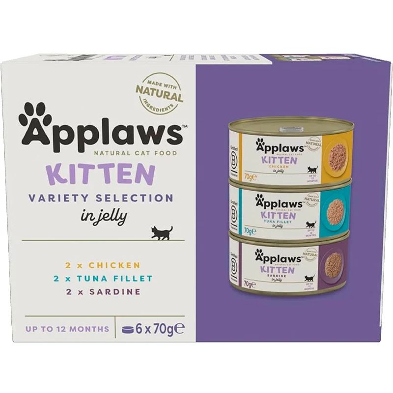 Applaws | Kitten Multipack Trozos en gelatina (6x70g)