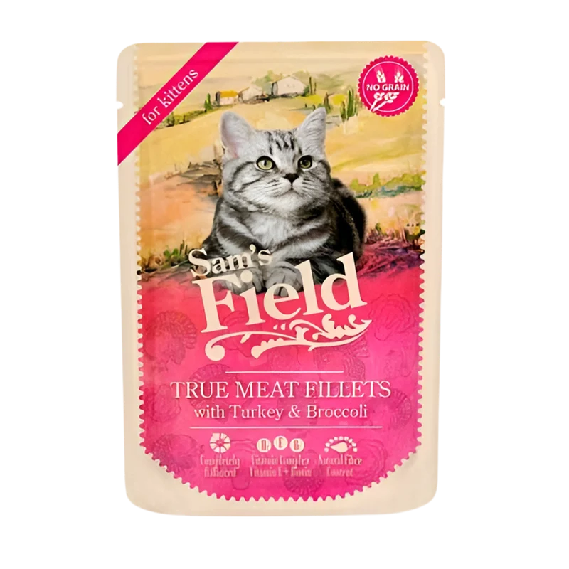 Sam's Field | Kitten Pavo con brocoli (85g)