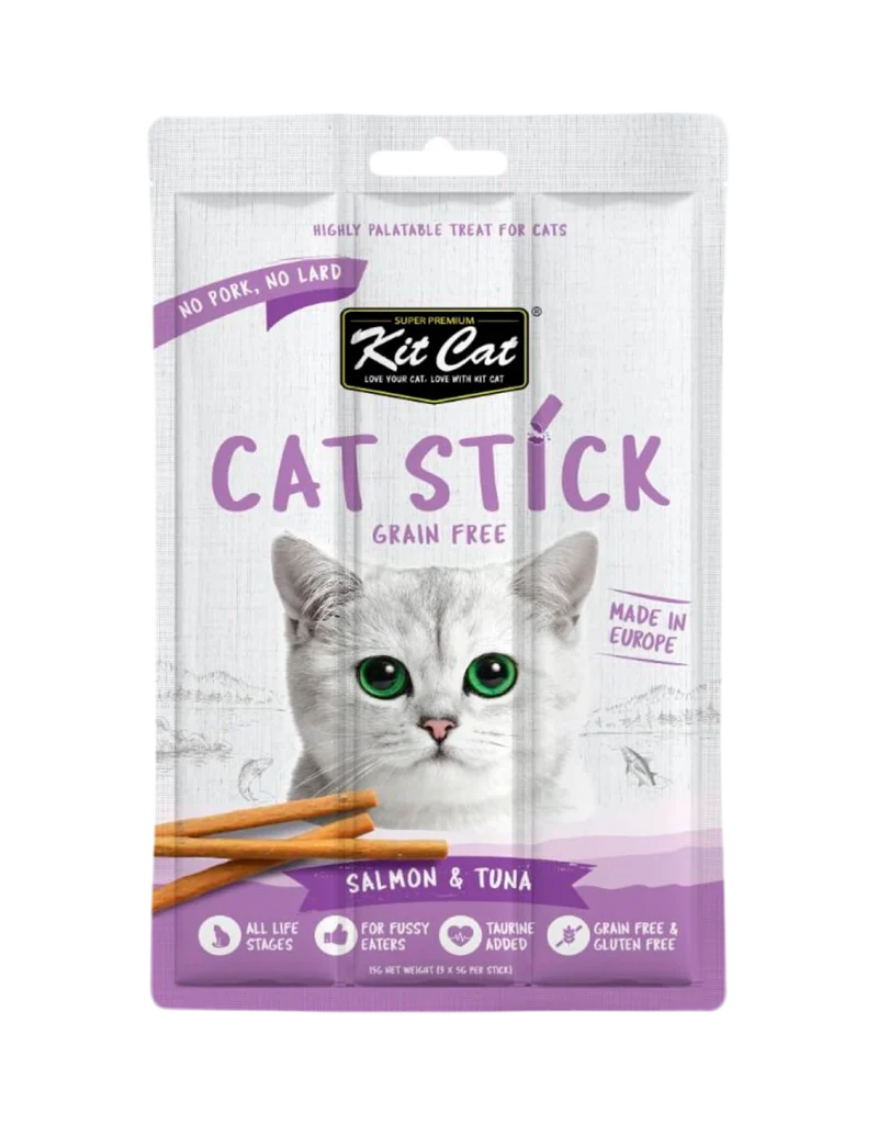 Kit Cat | Cat Stick 15g - Salmón con Atún de Aleta Amarilla