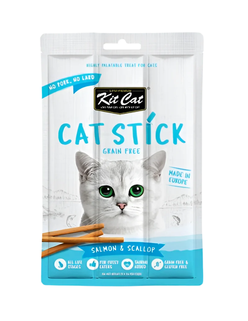Kit Cat | Cat Stick 15g - Salmón con Vieiras