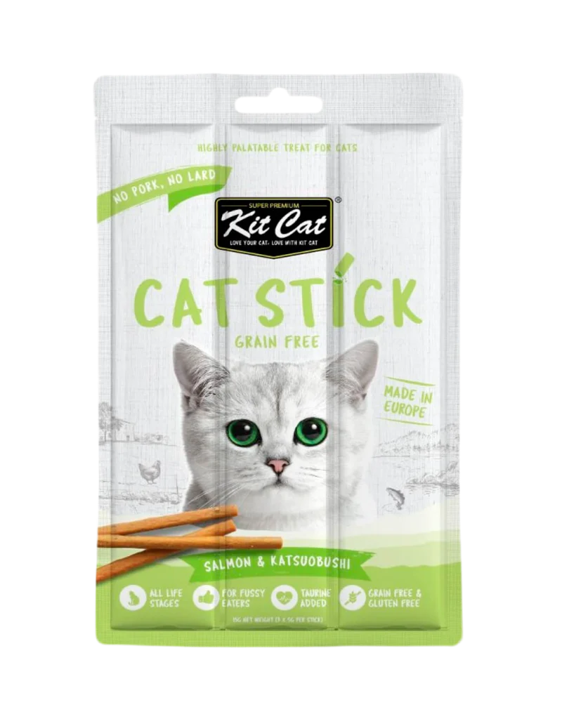 Kit Cat | Cat Stick 15g - Salmón con Katsuobushi