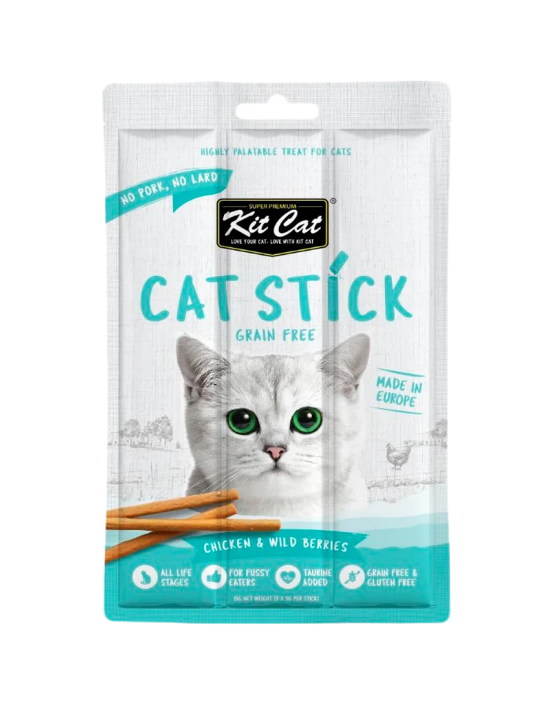 Kit Cat | Cat Stick Pollo con frutos del bosque (15g)