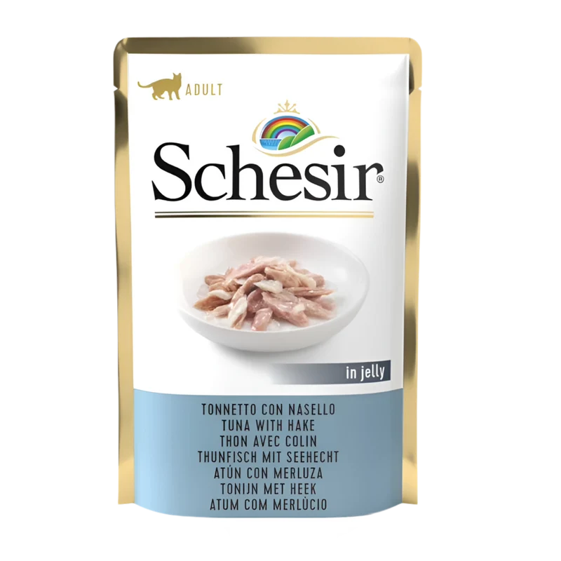 Schesir | Atún con merluza en gelatina (85g)