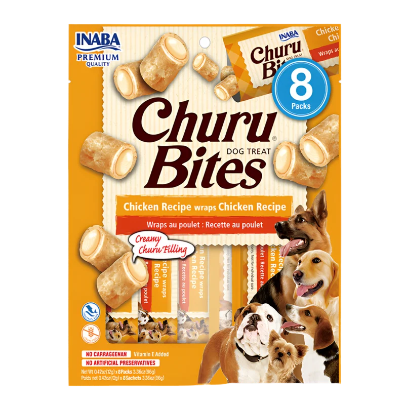 Inaba | Churu Bites Pollo para perro (8x12g)