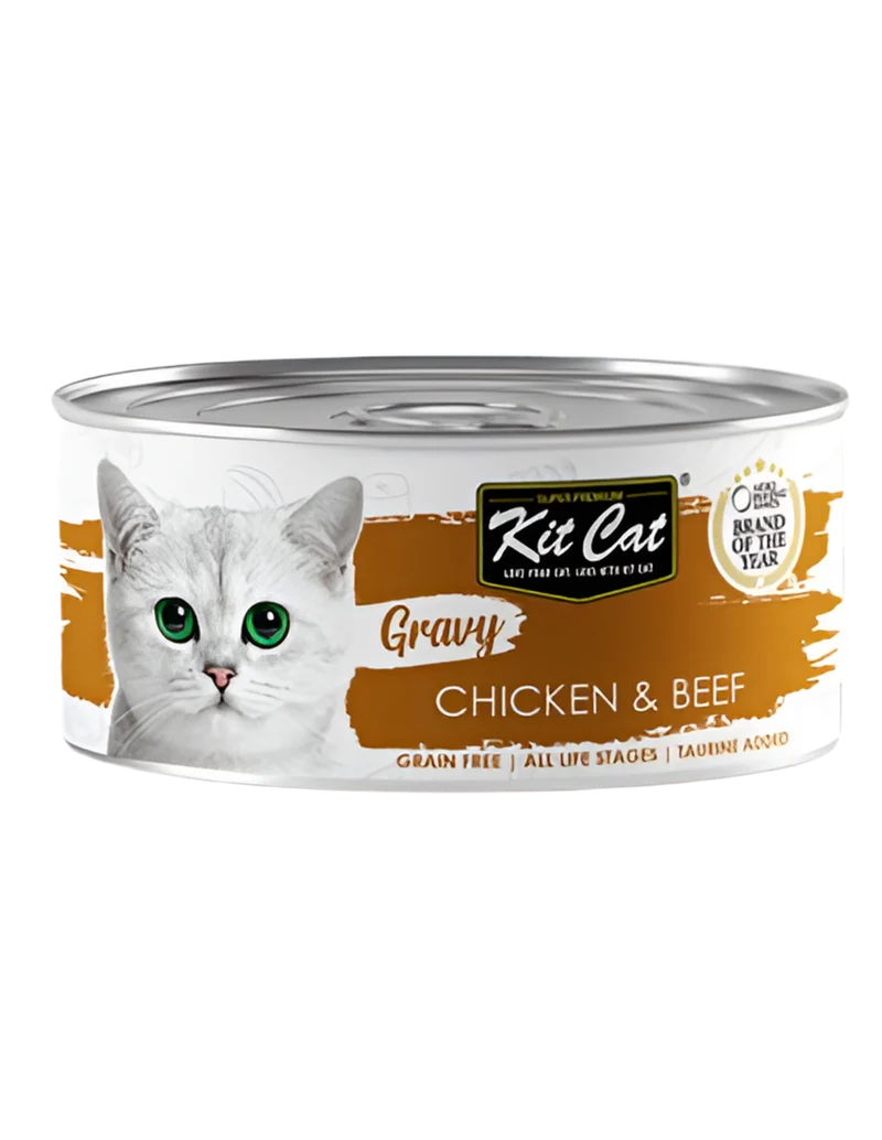 Kit Cat | Pollo con ternera en salsa (70g)