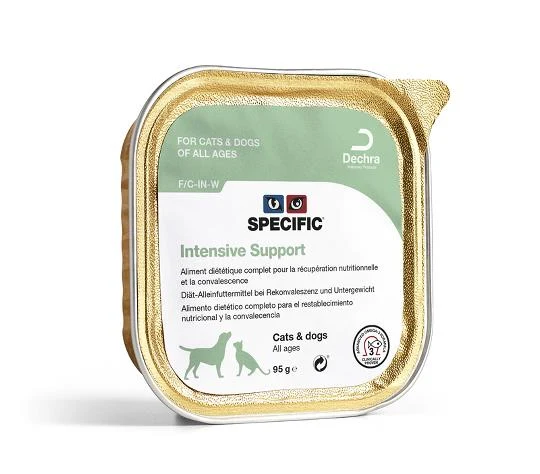 Alimentação Húmido Specific Cat Dog Intensive Support F/C-IN-W 95g
