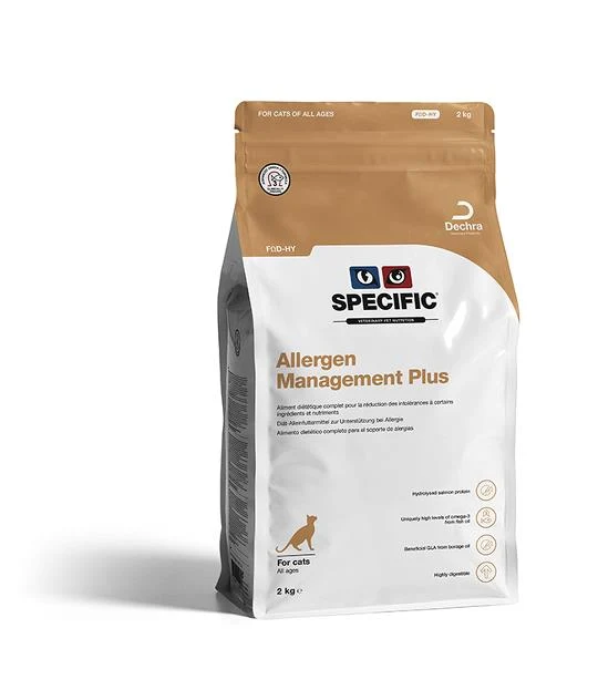 Ração Specific Cat Allergen Management Plus FOD-HY