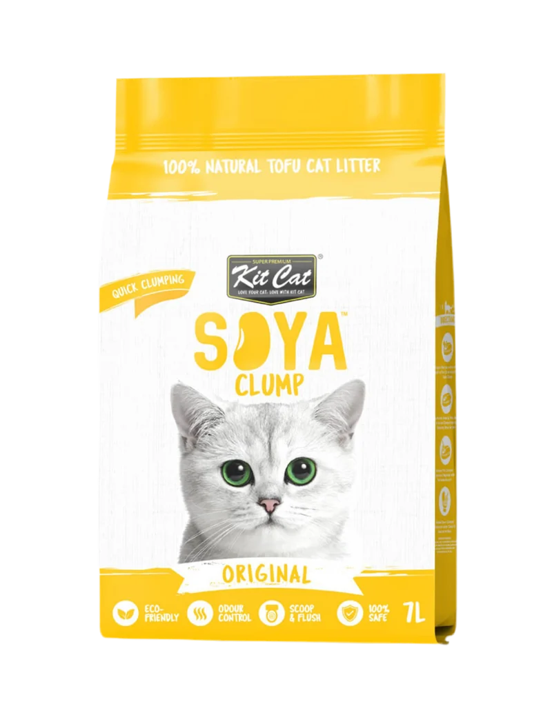 Kit Cat | SoyaClump Arena de Soja BIO - Original (7L)