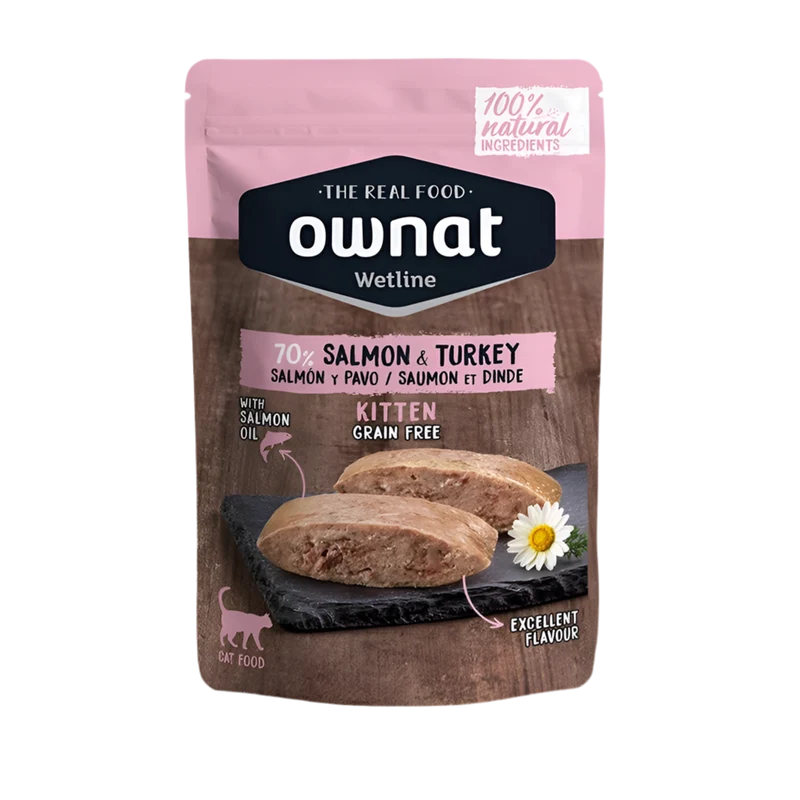 OWNAT | Kitten Salmón y Pavo 85g