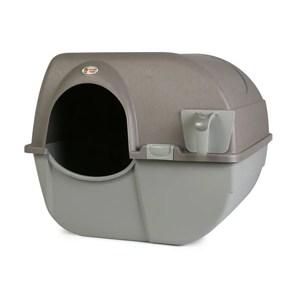 Caixa de Areia Fechada para Gato "Omega Paw Roll N Clean"