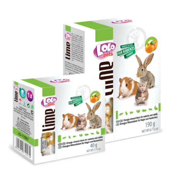 Bloco Mineral XL de Laranja para Roedores 190G
