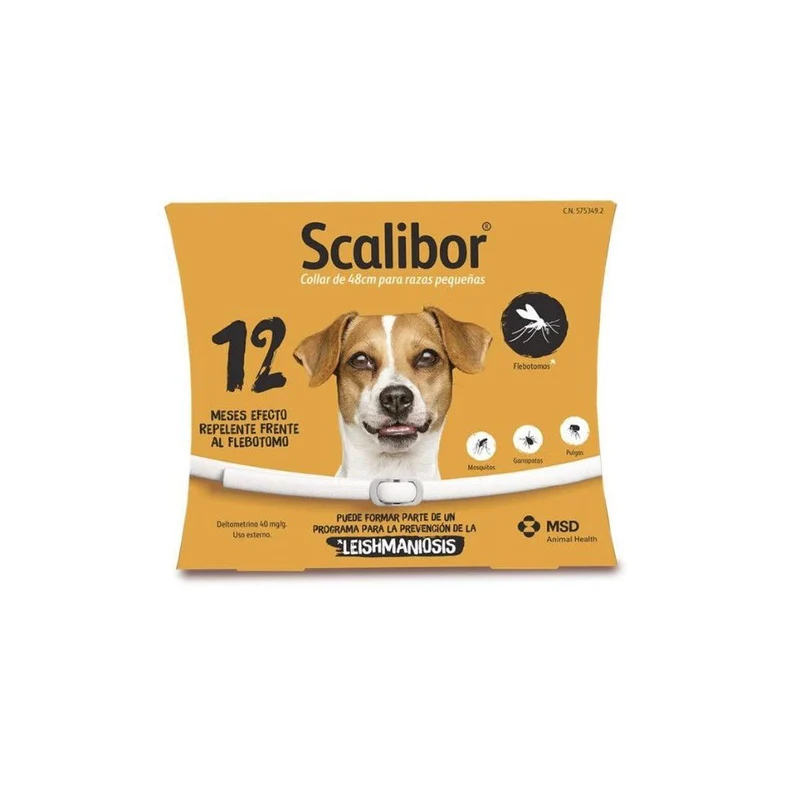 Scalibor Collar Antiparasitario Perros Pequeños/Medianos 48 cm