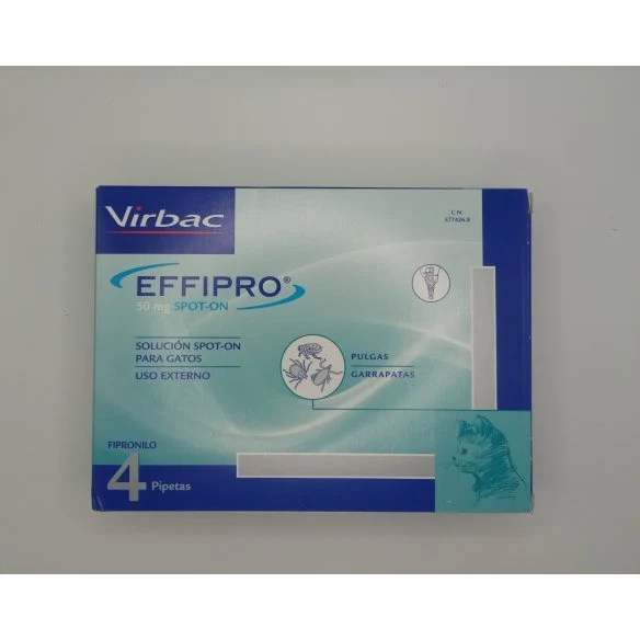 Virbac Effipro Spot-On Gato 24 Pipetas