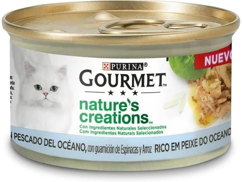 Purina Gourmet Nature'S Creation Pescado Del Oceano&Espinacas 24x85 G