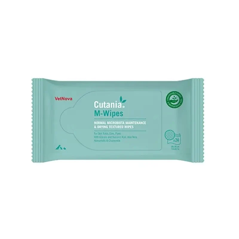 Vetnova Cutania M-Wipes 24 Toallitas