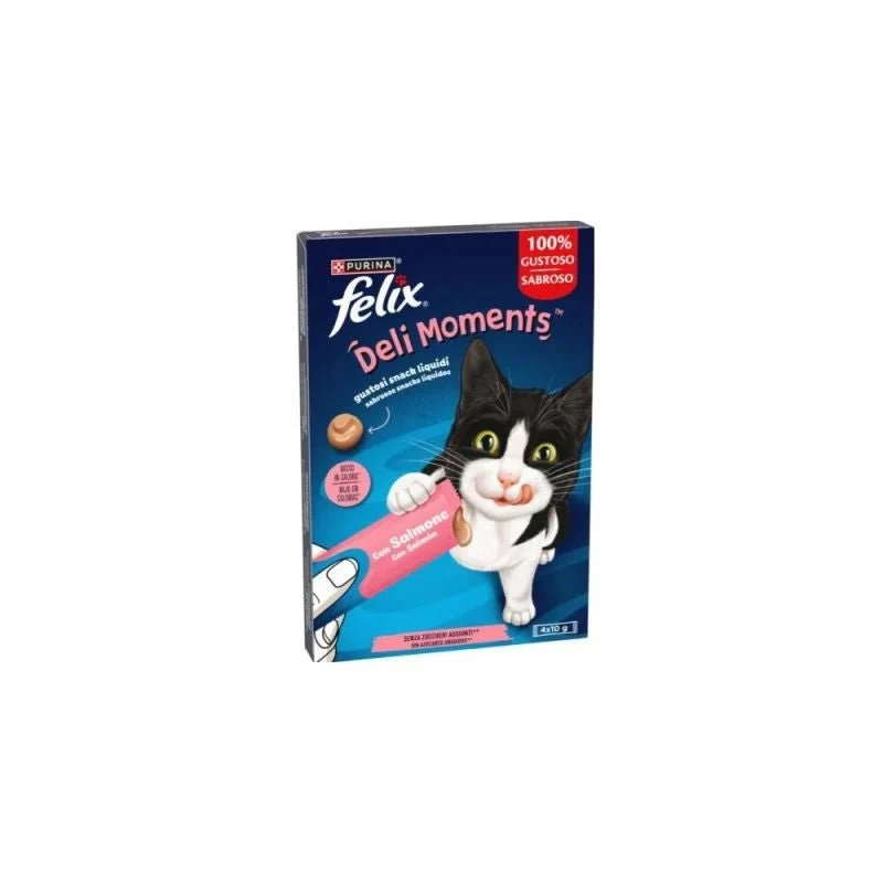 Purina Felix Delimoments Salmon 11x(4x10g)