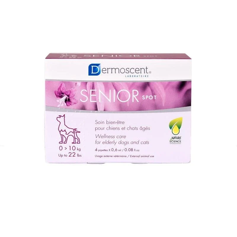Dermoscent SENIOR Spot Cuidado Cutáneo para Perros 4 pipetas de 1.2ml