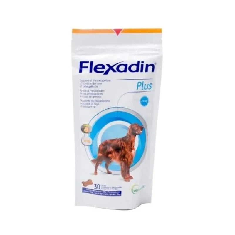 Vetoquinol Flexadin Plus Max +10 Kg (Perros Med-Gdes) 30 Comprimidos