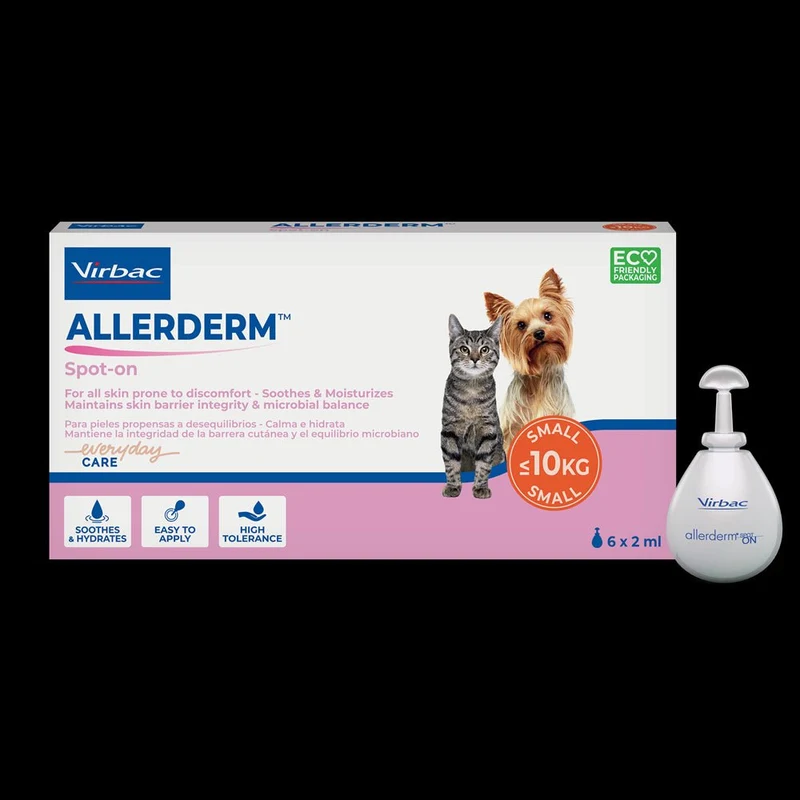 Virbac Allerderm Spot-On Pipetas 6 ud 12ml