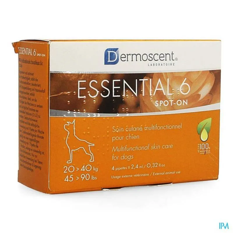 Dermoscent Essential 6 Spot-On Solución Cutánea 4 ud