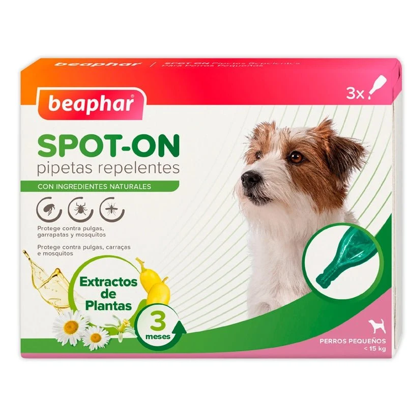 Beaphar Pipetas Repulsivas Antiparasitarias Perro Pequeño 3 uds