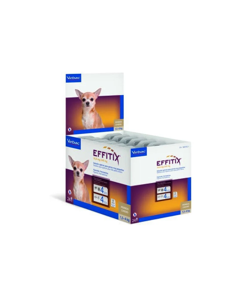Virbac Effitix 1,5-4 Kg Xs 24 Pipetas