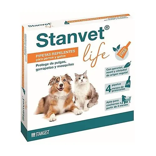 Stangest Stanvet Life Repelente Natural para Perros y Gatos 4 uds