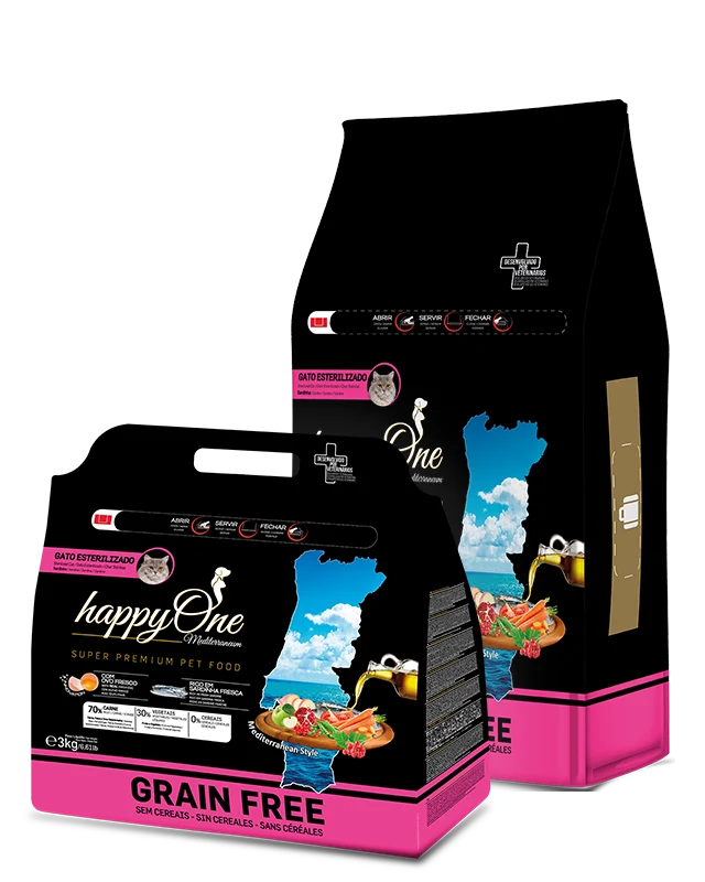 Happy One Mediterraneum Gato Esterilizado Sardina